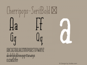 Cherripops-SerifBold