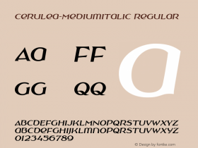 Cerulea-MediumItalic