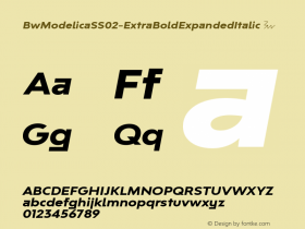 BwModelicaSS02-ExtraBoldExpandedItalic