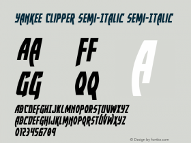 Yankee Clipper Semi-Italic
