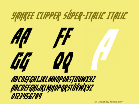 Yankee Clipper Super-Italic