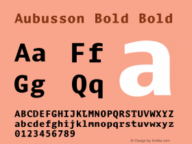 Aubusson Bold