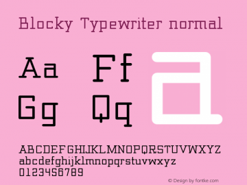 Blocky_Typewriter