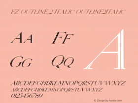 FZ OUTLINE 2 ITALIC