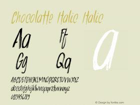 Chocolatte Italic