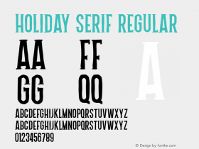 Holiday Serif