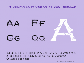 FM Bolyar Rust One OPro 300