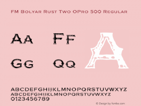 FM Bolyar Rust Two OPro 500