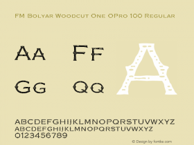 FM Bolyar Woodcut One OPro 100