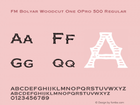 FM Bolyar Woodcut One OPro 500