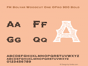 FM Bolyar Woodcut One OPro 900