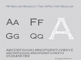FM Bolyar Woodcut Two NPro 100