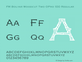 FM Bolyar Woodcut Two OPro 100