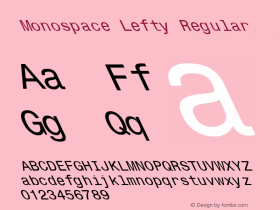 Monospace Lefty