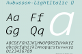 Aubusson-LightItalic