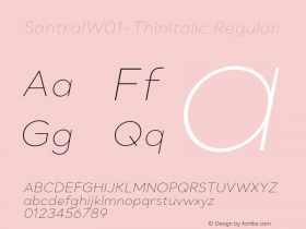Santral-ThinItalic