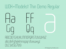 WOX~Modelist Thin