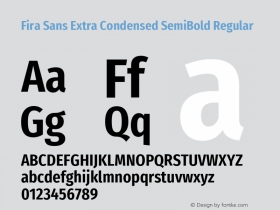 Fira Sans Extra Condensed SemiBold