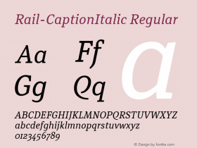 Rail-CaptionItalic