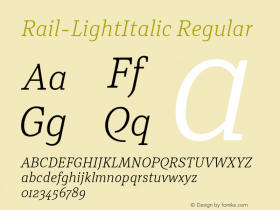 Rail-LightItalic