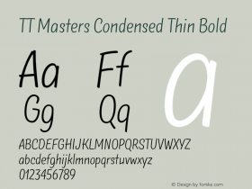 TT Masters Condensed Thin