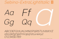 Sebino-ExtraLightItalic