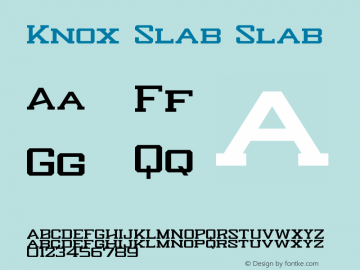 Knox Slab