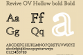 Revive OV Hollow bold