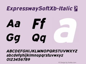 ExpresswaySoftXb-Italic