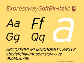 ExpresswaySoftBk-Italic