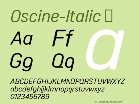 Oscine-Italic