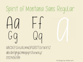 Spirit of Montana Sans