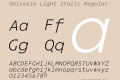 Odisseia Light Italic