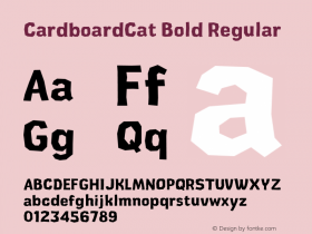 CardboardCat Bold