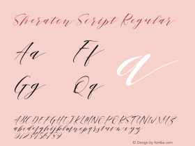 Sheraton Script