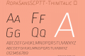 RopaSansSCPTT-ThinItalic