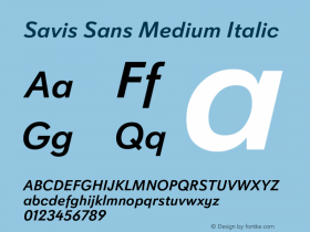 Savis Sans Medium