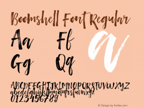 Boomshell Font