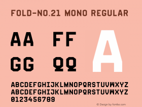 Fold-No.21 Mono