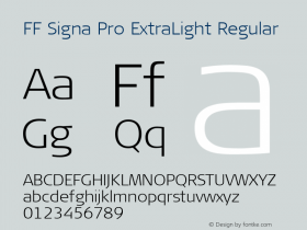 FF Signa Pro ExtraLight
