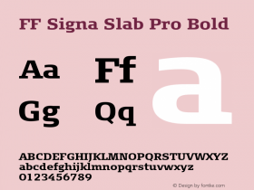 FF Signa Slab Pro