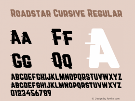 Roadstar Cursive