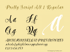 Pretty Script Alt 1