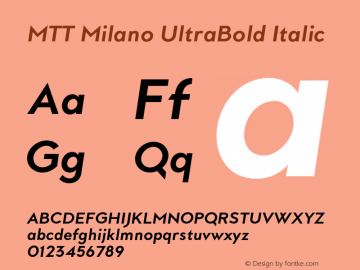 MTT Milano UltraBold