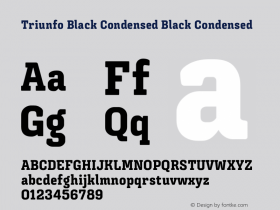 Triunfo Black Condensed