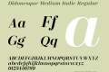 Didonesque Medium Italic