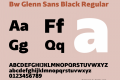 Bw Glenn Sans Black