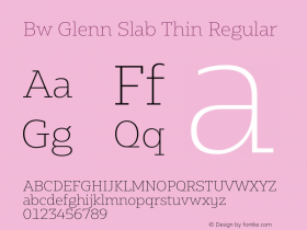 Bw Glenn Slab Thin