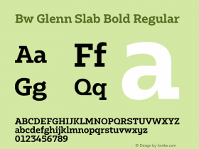 Bw Glenn Slab Bold