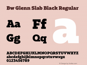 Bw Glenn Slab Black